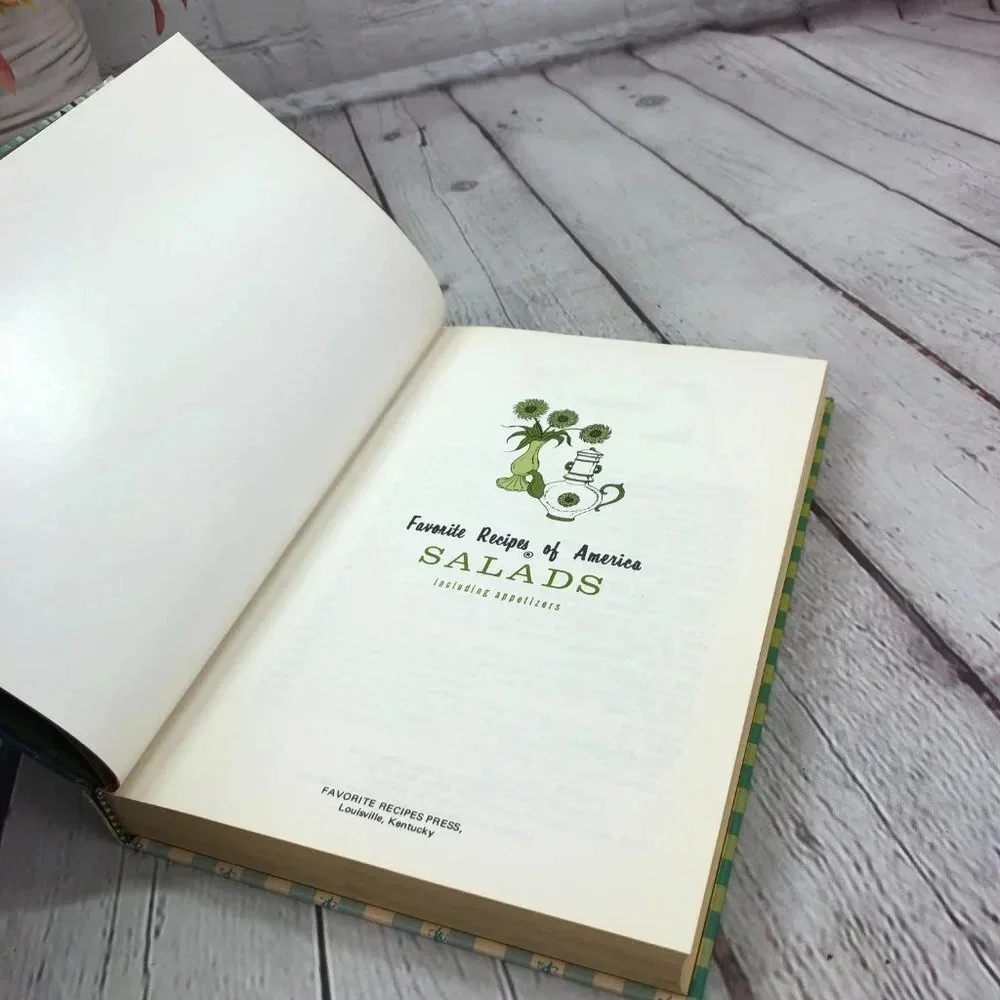 vintage cookbook favorite recipes of America salads 1968
